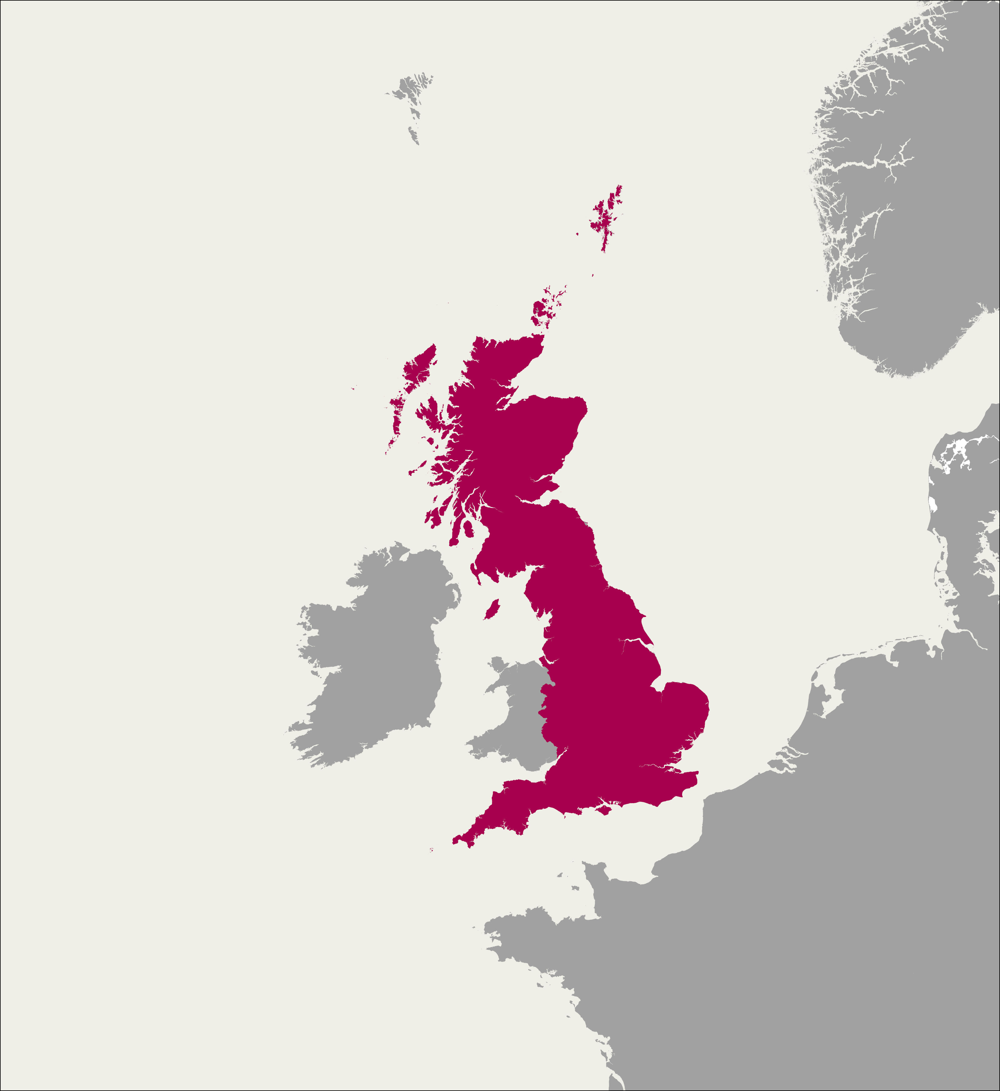 British Mission Map 1845-1864